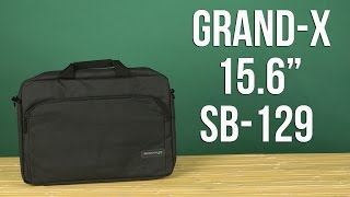 Grand-X 15.6'' Black SB-129 - відео 1