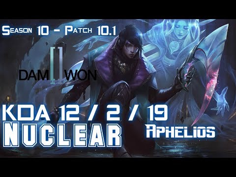 DWG Nuclear APHELIOS vs VARUS ADC - Patch 10.1 KR Ranked