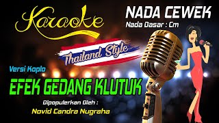 Download lagu Karaoke EFEK GEDANG KLUTUK - Nada Cewek mp3