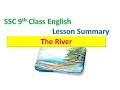 9th Class English Lesson Summary Unit 4 Part B The River TS AP