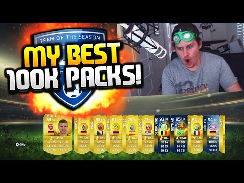 MY BEST 25X 100K PACKS TOTS PACK OPENING! FIFA 15 ULTIMATE TEAM