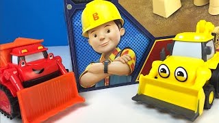 BOB THE BUILDER COLLECTION MASH AND MOLD CONSTRUCTION SET SCOOP MUCK ROLLY TALKING LOFTY  TINY