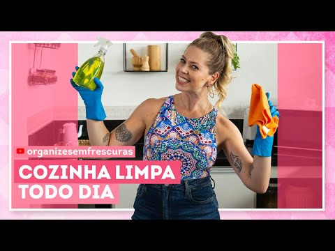 Limpeza rápida e prática na cozinha com Rafa Oliveira