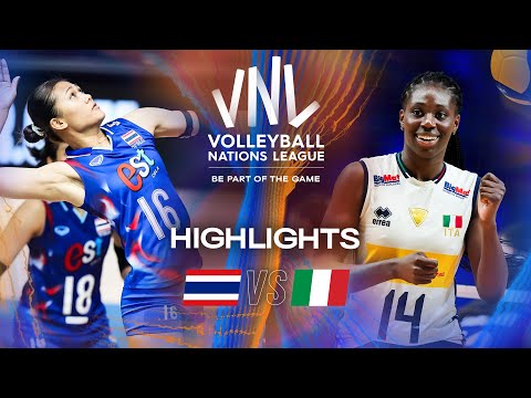 Thailand 🇹🇭 vs. Italy 🇮🇹 - Highlights | Week 2 | Women's VNL 2025