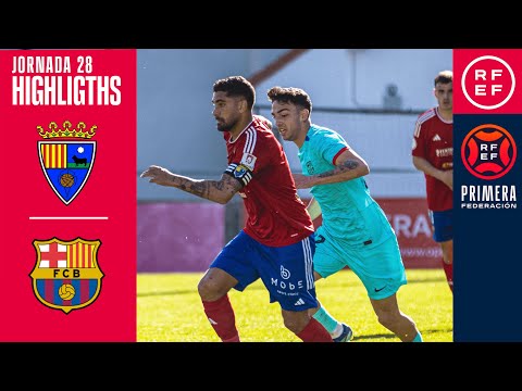Resumen de CD Teruel vs Barça Atlètic Matchday 28