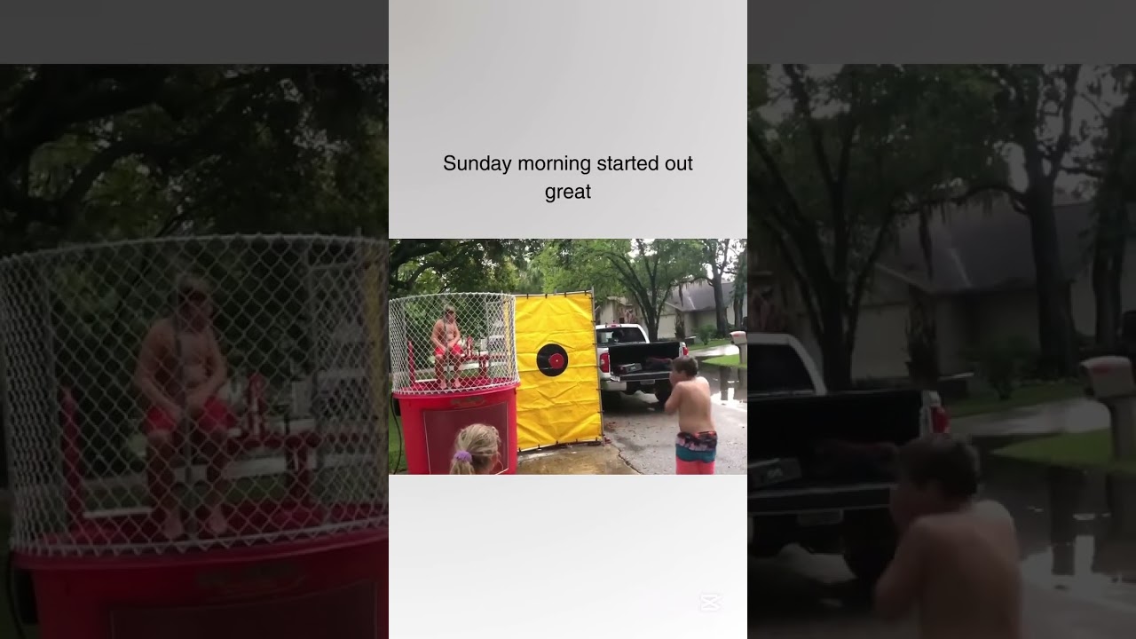 Epic Dunk Tank Fail 😂 | Ball Misses Target & Hits Truck Instead!