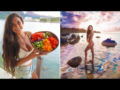 WHAT I ATE TODAY | Birthday in Hawaii! Spice Up Your Vegan Salads!
