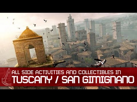 Assassin's Creed 2 - All Side Activities & Collectibles in Tuscany / San Gimignano