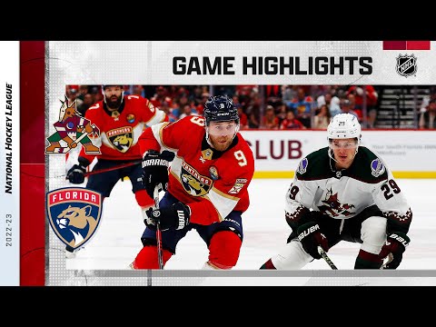 Coyotes @ Panthers 1/3 | NHL Highlights 2023