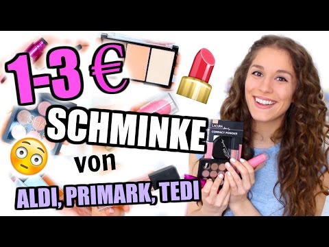 Ich teste 1-3€ SCHMINKE von ALDI, PRIMARK, TEDI ♡ BarbieLovesLipsticks