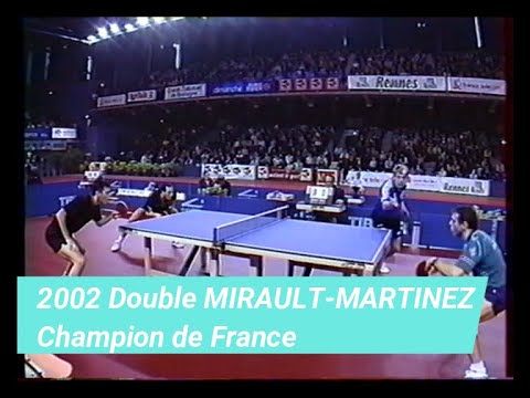 Rétro : Cédric Mirault - Michel Martinez / CHAMPION DE FRANCE DOUBLE