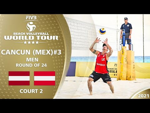 Samoilovs/Smedins vs. Huber/Dressler - Men's R24 | Full Match | 4* Cancun 2021 #3