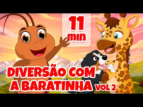 Diversão com a Baratinha vol 2 - Giramille 11 min | Desenho Animado Musical