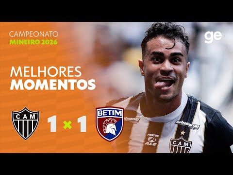 Gols e lances de Atlético Mineiro x Betim