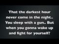 Shinedown - Sound of Madness, Lyrics 