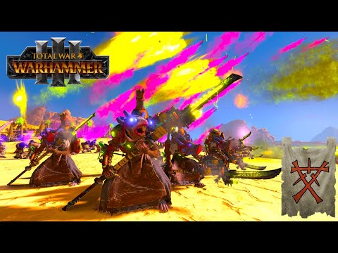 MAXIMUM FIREPOWER | Total War WARHAMMER 3 - Skaven VS Khorne | FIRESupport | 4K