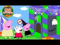Peppa Pig Visits The Halloween BOUNCY Maze Soft Play Adventure Escape Tales Cartoon 20 Mins
