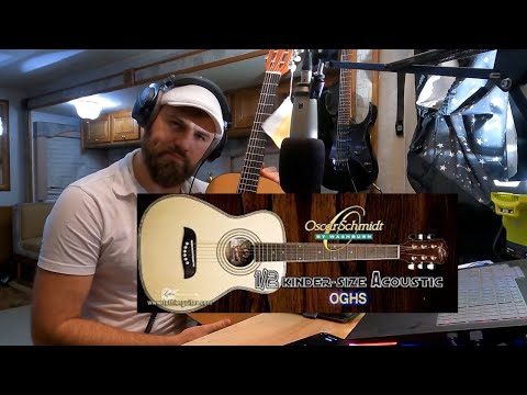 Oscar Schmidt OGHS-A | 1/2 Dreadnought Acoustic Guitar, Natural Spruce. New with Full Warranty! image 2
