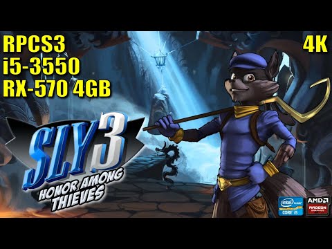 Sly 3: Honor Among Thieves - RPCS3 [PS3 Emulator] - Core i5 3550 - RX 570 4GB | 4K