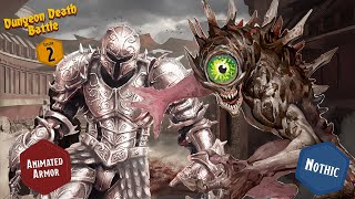 Animated Armor vs Nothic | Dungeons & Death Battles Season 2 Combat