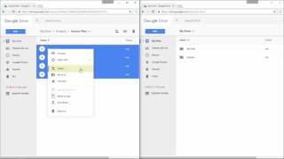 Transfer files from one Google Drive account to an