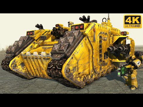 IMPERIAL FISTS vs ELDAR - Men of War: Warhammer 40k Mod (4K, Cinematic)