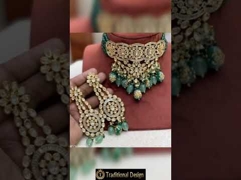 Indian jewellery artificial necklace set design | traditional design | #trending   #viral    #shorts