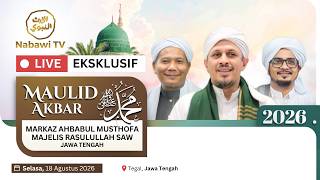 Download lagu 🔴LIVE Maulid Akbar - Markaz Ahbabul Musthofa Tegal  2026 | Nabawi TV mp3