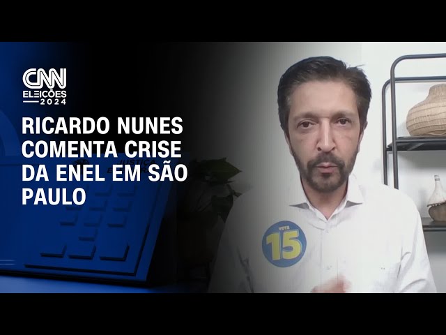 Ricardo Nunes comenta crise da Enel em São Paulo | CNN ARENA
