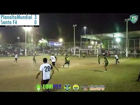 PlanaltoMundial 3 x 0 Santa Fé   Liga Estadual UEFAMS - Sede Corumbá   GOLS