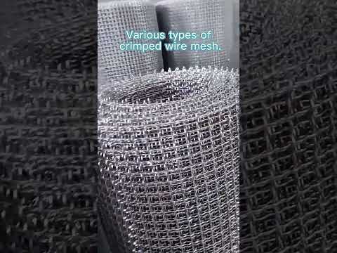 Ss crimped square wire mesh