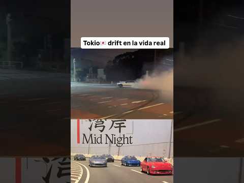 Tokio drifting en la vida real #automobile #autos #jdm #midnight