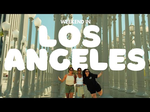 a weekend in LA 🎬 || getty museum, hollywood improv, & griffith observatory!