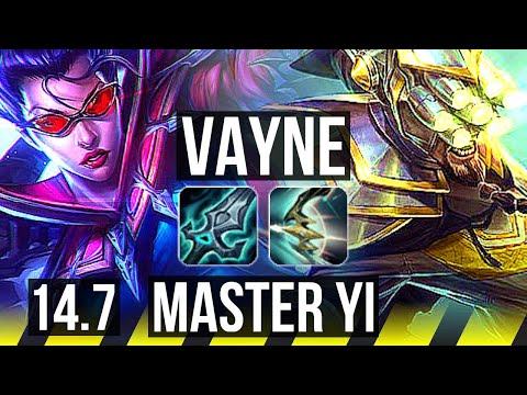 VAYNE & Karma vs MASTER YI & Zyra (ADC) | 68% winrate, 14/2/5, Legendary | EUW Diamond | 14.7