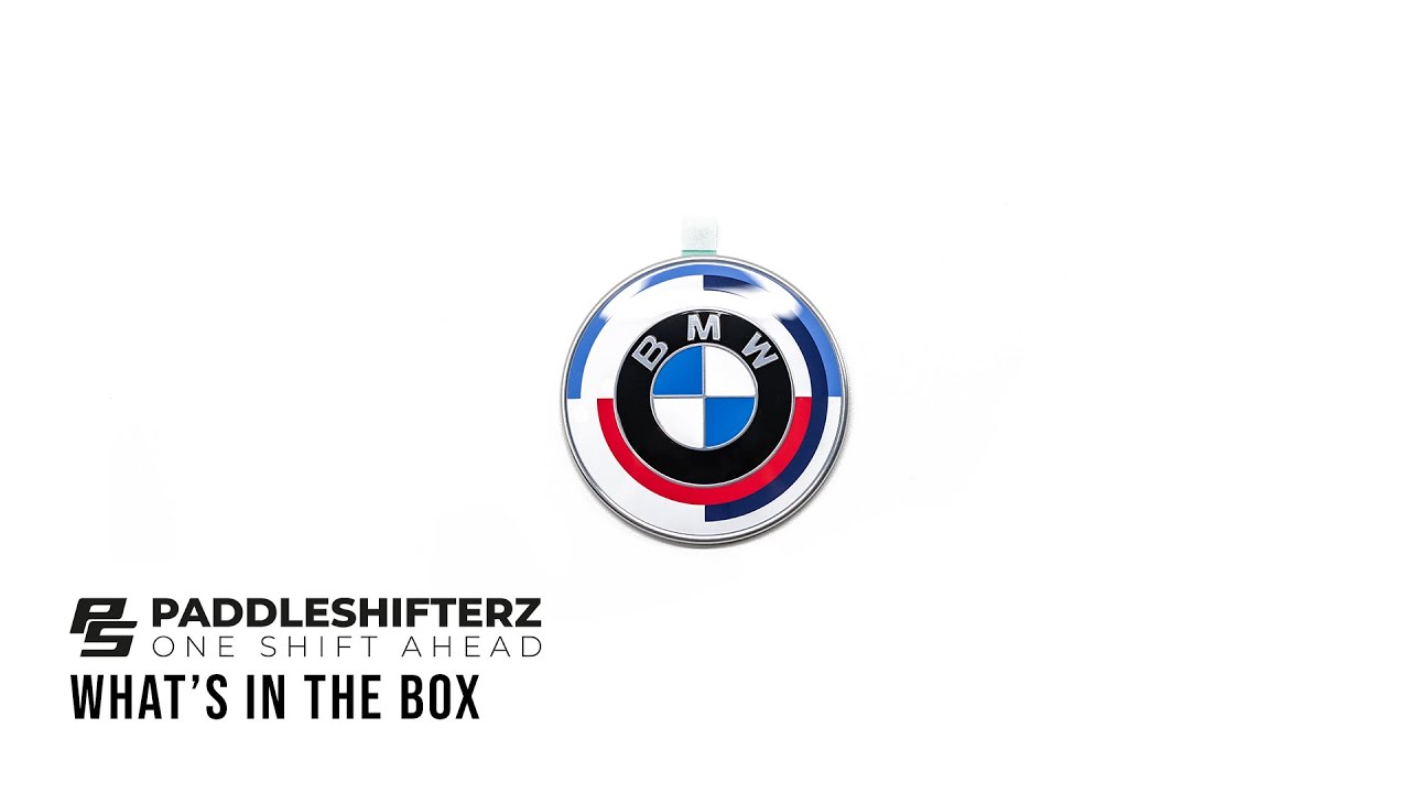 Watch video Unboxing - Original BMW 50 Year M Emblems Now Unboxing - Original BMW 50 Year M Emblems