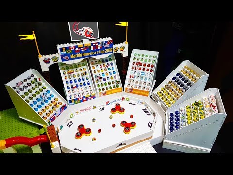 OCTAGON | Fidget Spinners vs Marbles |  Copa America 2019 - Spinner collision