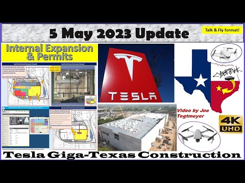 GeoPier Resumes, Megapack Progress, West WOW Yard expansion! 5 May 2023 Giga Texas Updates (07:35AM)