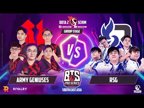Army Geniuses vs RSG - BTS Pro Series Season 11: SEA - Group Stage - B02