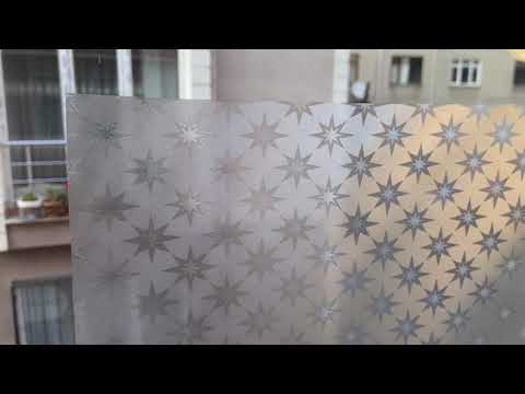 Örtücüm F510 Statik Buzlu Cam Folyosu Görünüm