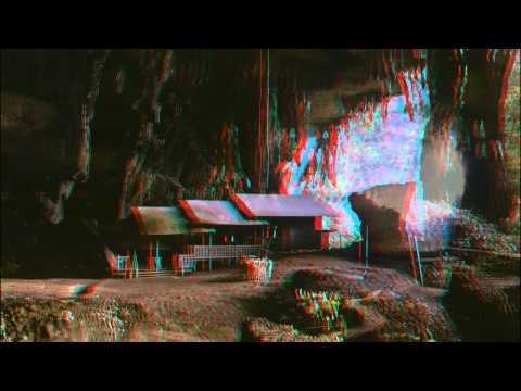 Magic Borneo real 3D HD movie  red/cyan nature sounds rainforest jungle noises