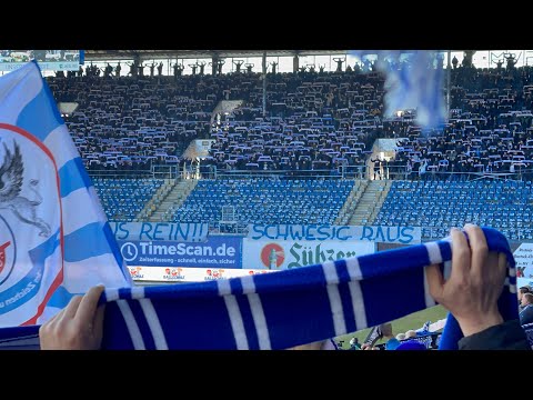 Support im Spiel F.C. Hansa Rostock – 1. FC Nürnberg (26.02.2022)