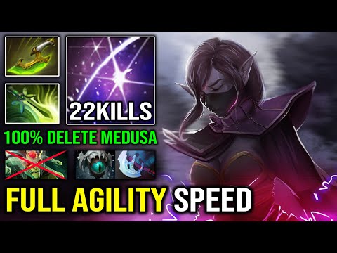 EVEN Medusa isn't Tanky For this TA | 100% Max Speed Full Agility Swift Blink Butterfly Dota 2