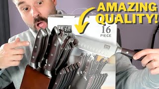 Unboxing & Full Review: SHAN ZU High Carbon Steel Japanese Knife Set with Block