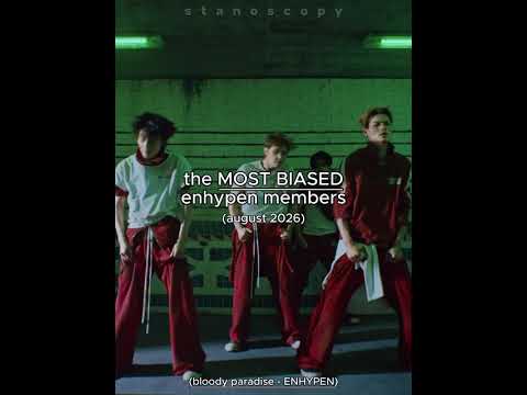 most BIASED ENHYPEN members (song: ENHYPEN - Bloody Paradise) #kpop #enhypen #enhypencomeback