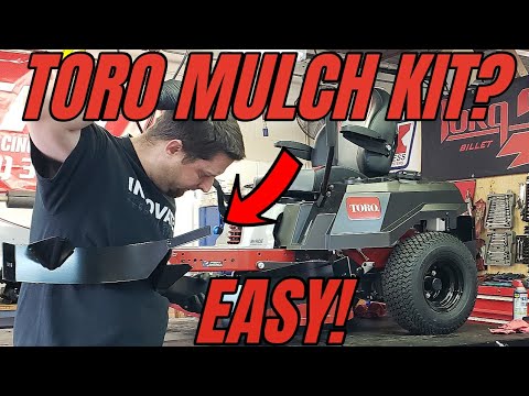 Toro Recycler Mulch Kit Installation On Toro TimeCutter Zero Turn