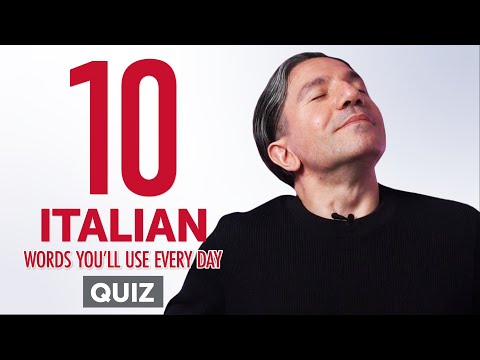 Quiz | 10 Italian Words You'll Use Every Day - Basic Vocabulary #41