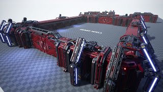 SciFi Wall (UE4, UE5)