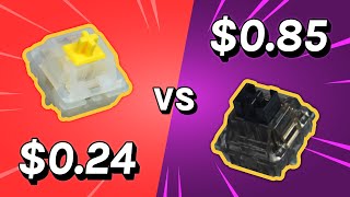Cheap vs Expensive: New Gateron Switches • Milky Yellow Pro vs Box Black Ink