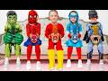 Superhero Alex And Dasha Rescue Friends And Animals Funny Stories For Kids