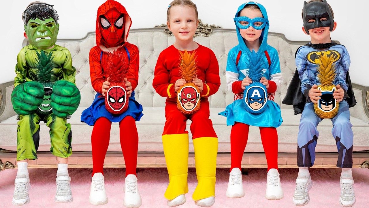 Superhero Alex and Dasha Rescue Friends and Animals | Funny Stories for Kids